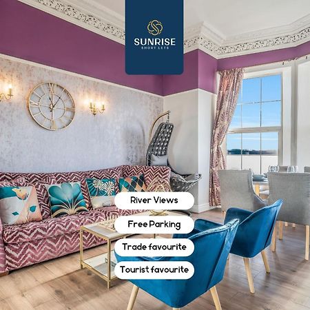 Presidential Apartment, Family Home, Luxury Bedrooms, 2 Rooms, 1 King Bed, 2 Single Beds, Free Wifi, Free Parking, Tourists, Business Travelers, Relocation, Beautiful River Views, - Long Stays, Invoice And Reduced Price Are Only Via Sunrise Short Let ดันดี ภายนอก รูปภาพ